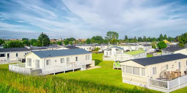 A static caravan holiday park