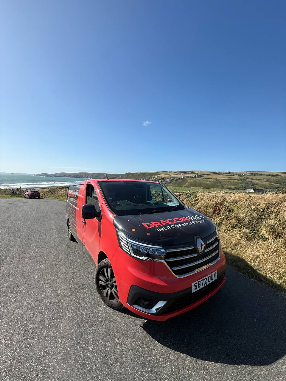 The Dragon Wagon in rural countryside