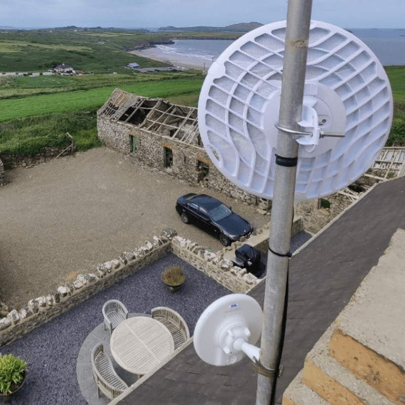 Using an external antenna can allow you to utilise nearby mobile signal.